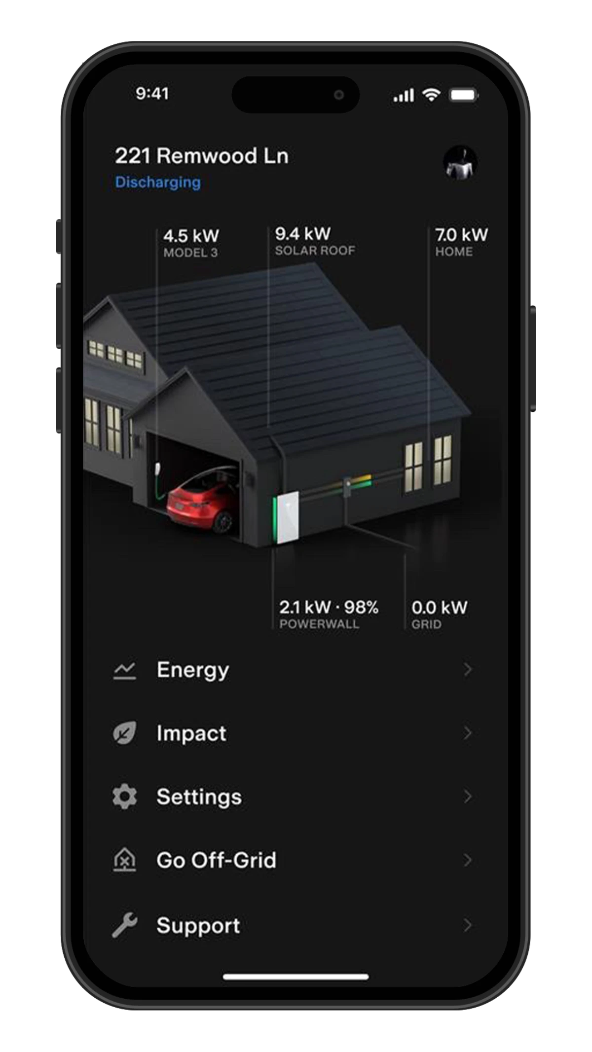 App Powerwall 3 Solar Roof