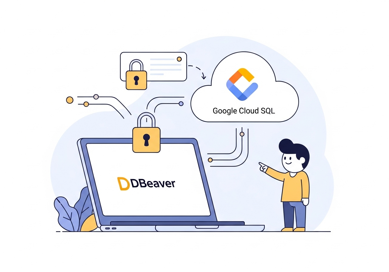 Conectando DBeaver ao Google Cloud SQL com Autenticação IAM