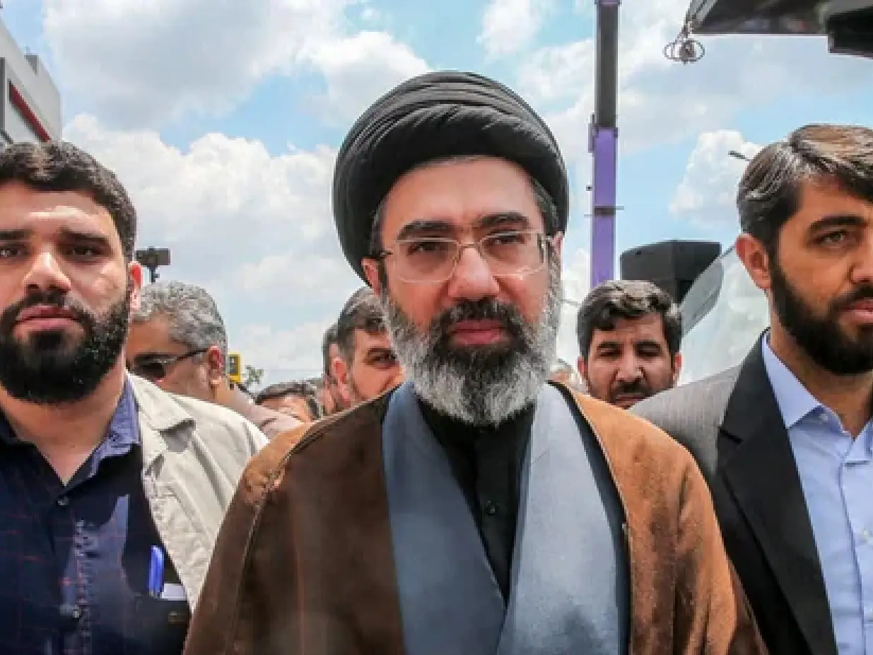 Iranian military personnel during a parade.