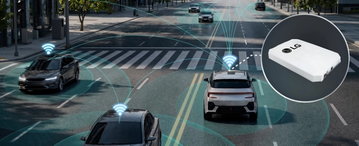 LG Electronics' new 5G smart telematics solution integrates multiple antennas into a single unit.