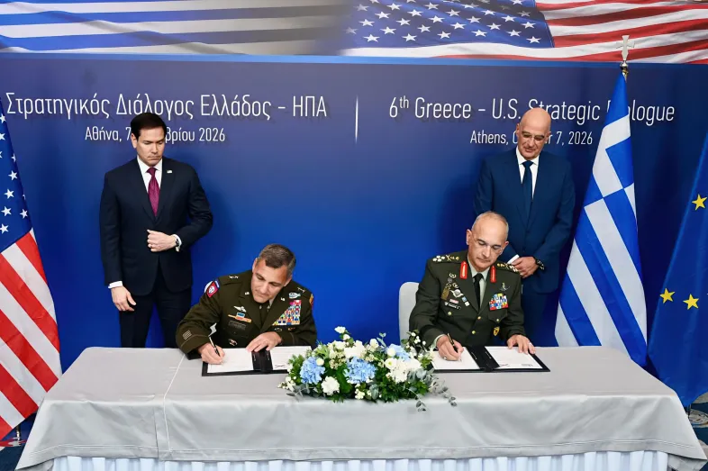 Greece and US Sign New Military Cooperation Agreement
