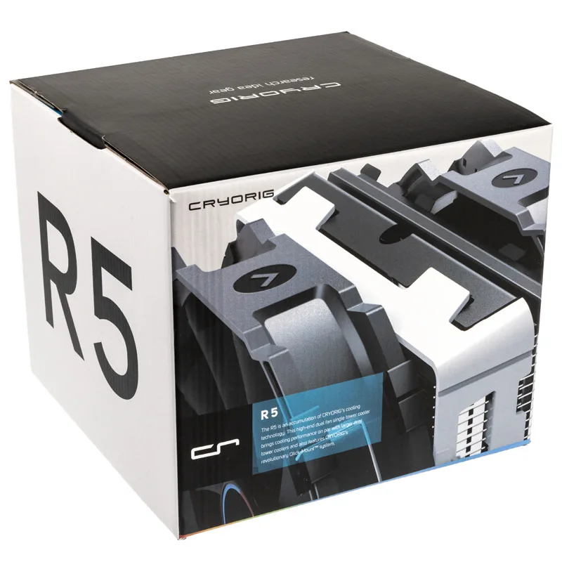 Cryorig R5 Performance CPU Cooler with 140mm - Black / White 10