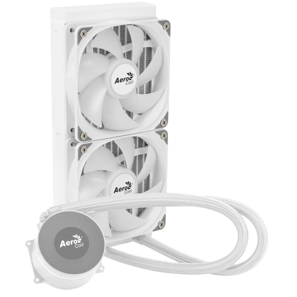Aerocool Oasis L240 ARGB White All In One CPU Cooler - 240mm 4