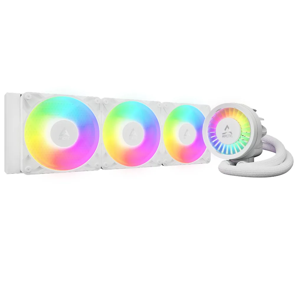 Arctic Liquid Freezer III ARGB PRO High Performance White All In One CPU Cooler - 360