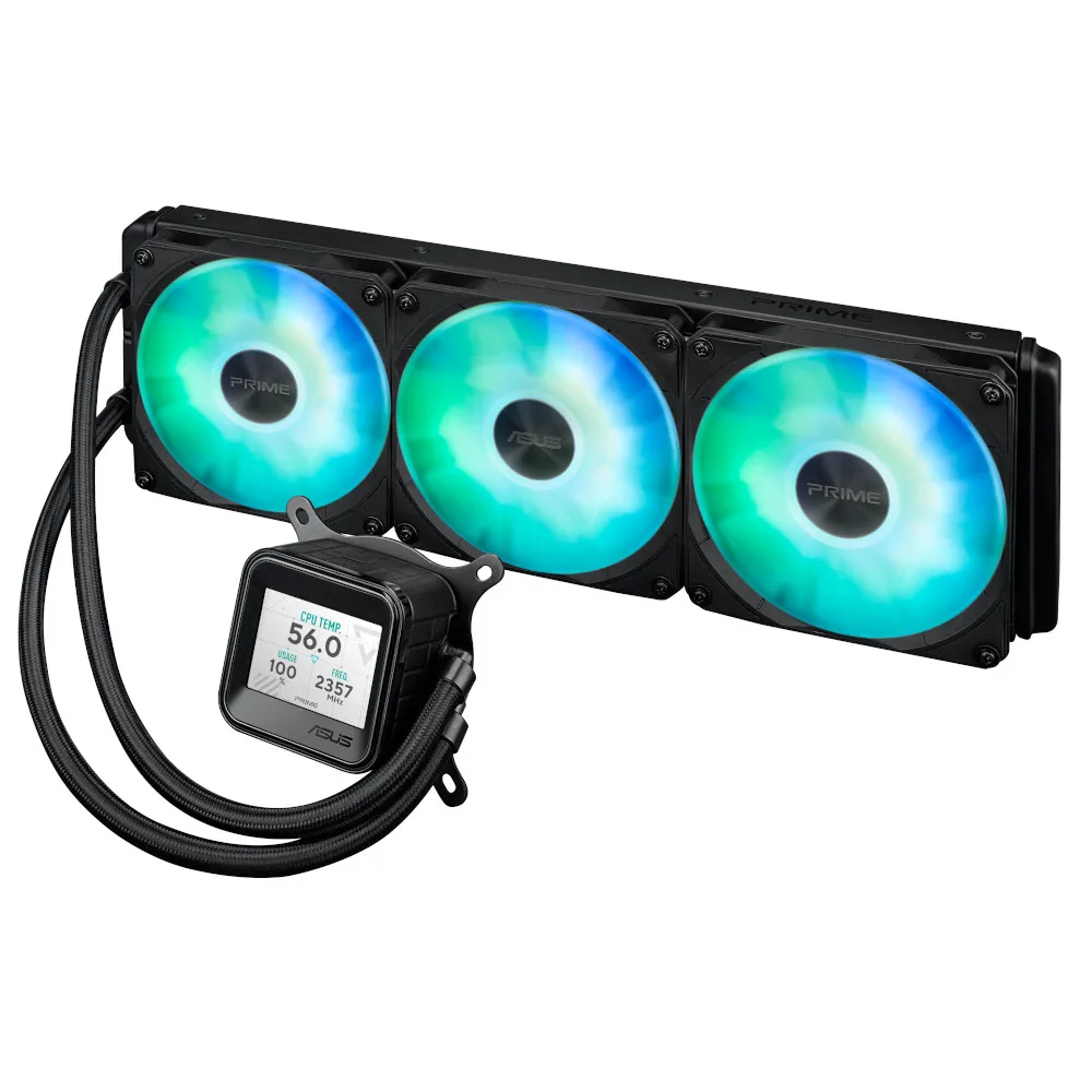 Asus Prime LC 360 ARGB LCD All In One CPU Cooler - 360mm 2
