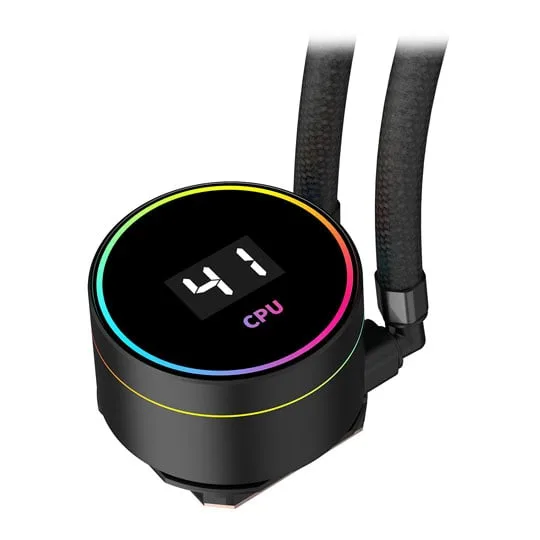 CiT Pro Glacier 240mm Intel/AMD Black CPU Liquid Cooler 4