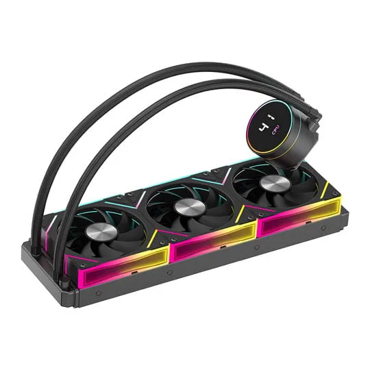 CiT Pro Glacier 360mm Intel/AMD Black CPU Liquid Cooler 3