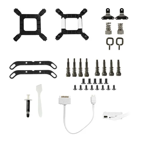 CiT Pro Glacier Infinity White 240mm Intel/AMD CPU Liquid Cooler 4