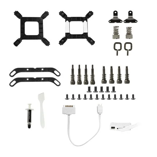 CiT Pro Glacier Infinity White 360mm Intel/AMD CPU Liquid Cooler 3