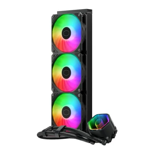 Cooler Master 360mm MasterLiquid 360 Core II ARGB Black Intel/AMD CPU Liquid Cooler 2