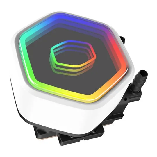 Cooler Master 360mm MasterLiquid 360 Core II ARGB White Intel/AMD CPU Liquid Cooler 4