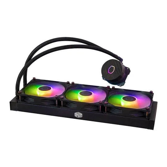 Cooler Master 360mm MasterLiquid 360L Core ARGB Black Intel/AMD CPU Liquid Cooler 3