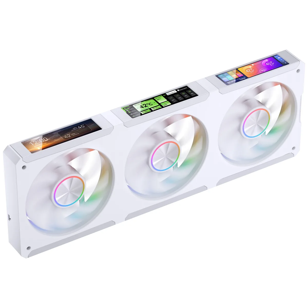 Jonsbo TF3-360SCB LCD ARGB White All In One CPU Cooler - 360mm 5