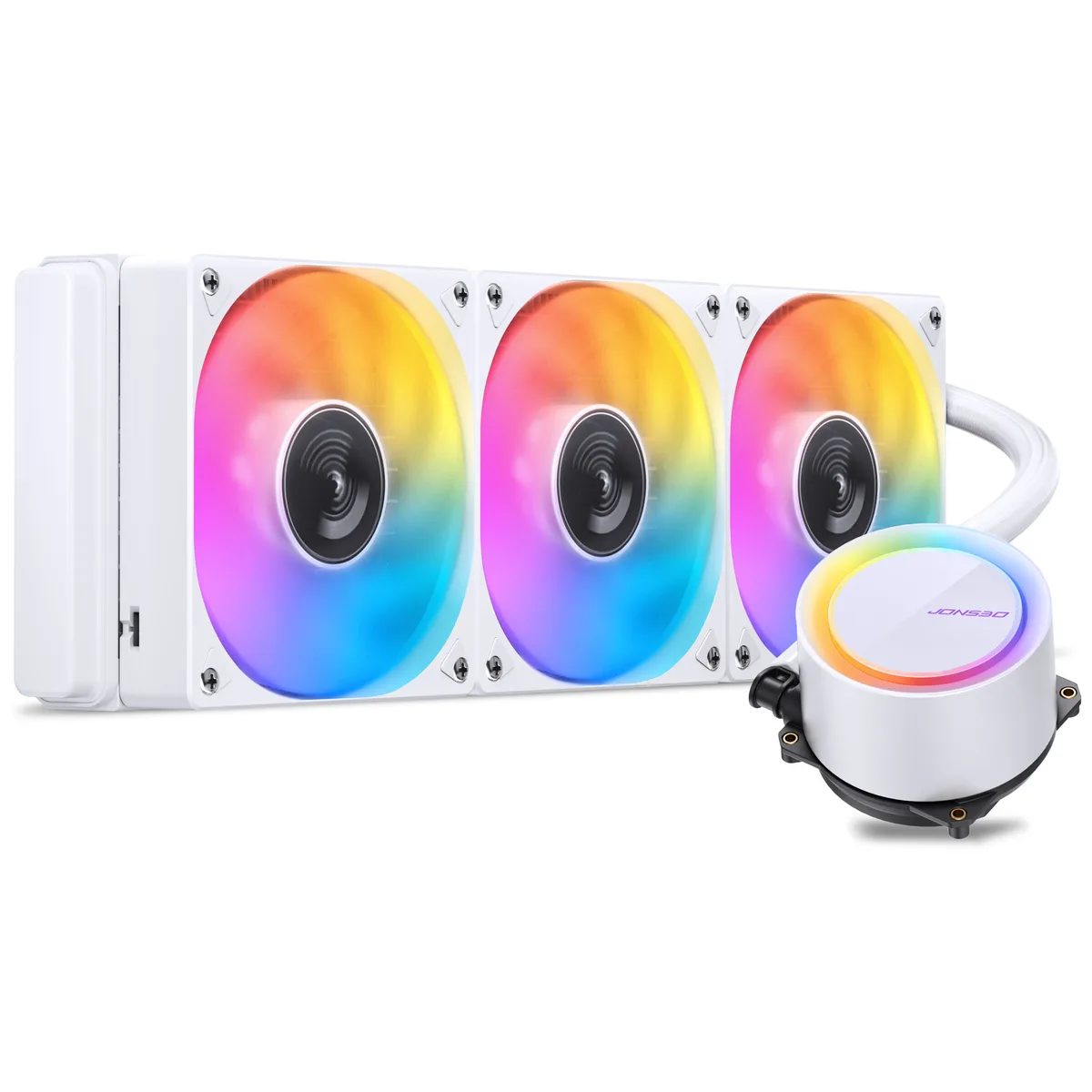 Jonsbo TG-360 ARGB White All In One CPU Cooler - 360mm 3