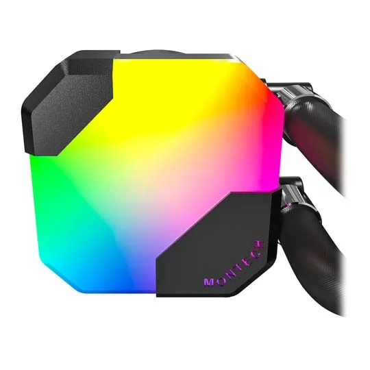 Montech HyperFlow ARGB 360 All In One Slim 360mm Black Intel/AMD CPU Water Cooler 4