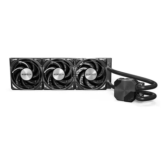 Montech HyperFlow Silent 360 All In One 360mm Black Intel/AMD CPU Water Cooler 3