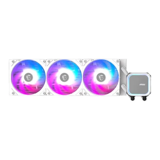 MSI MAG CORELIQUID A13 360mm Intel/AMD White CPU Liquid Cooler 2