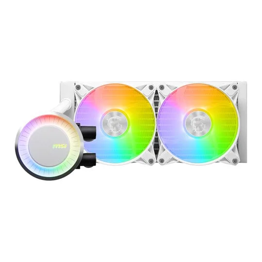 MSI MAG CORELIQUID E Series 240mm White Intel/AMD CPU Liquid Cooler 2