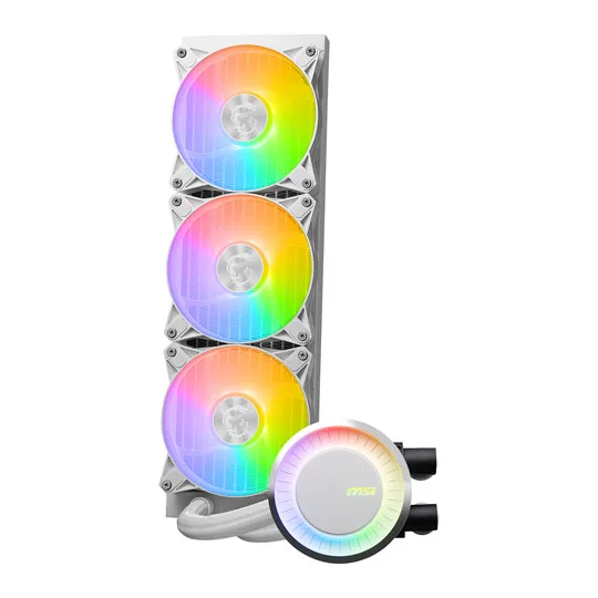 MSI MAG CORELIQUID E Series 360mm White Intel/AMD CPU Liquid Cooler 3