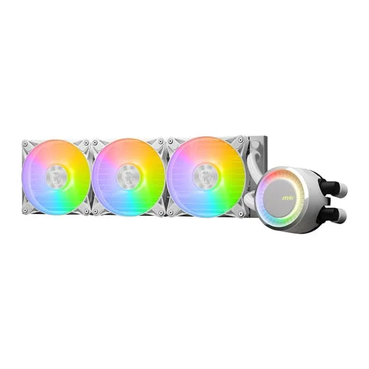 MSI MAG CORELIQUID E Series 360mm White Intel/AMD CPU Liquid Cooler 4