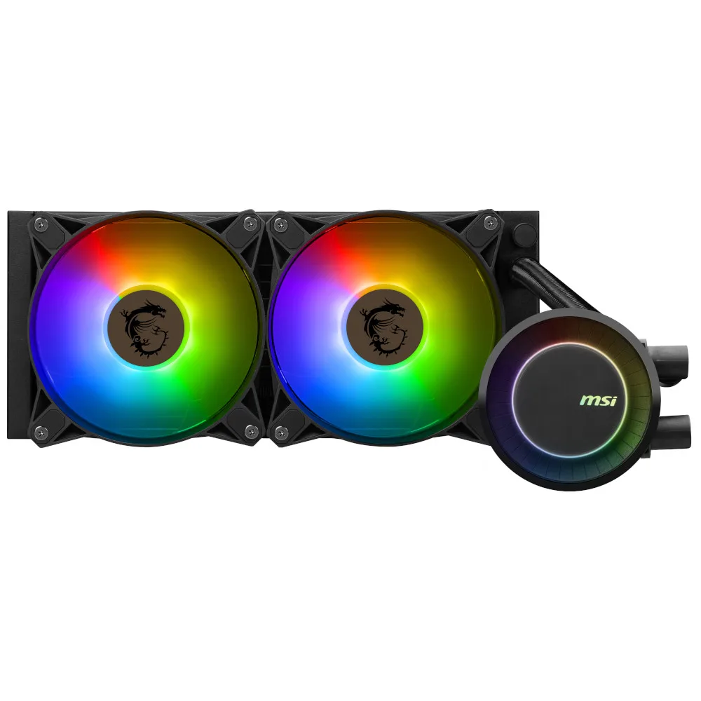 MSI MAG CORELIQUID E240 ARGB Performance Liquid CPU Cooler - 240mm 3