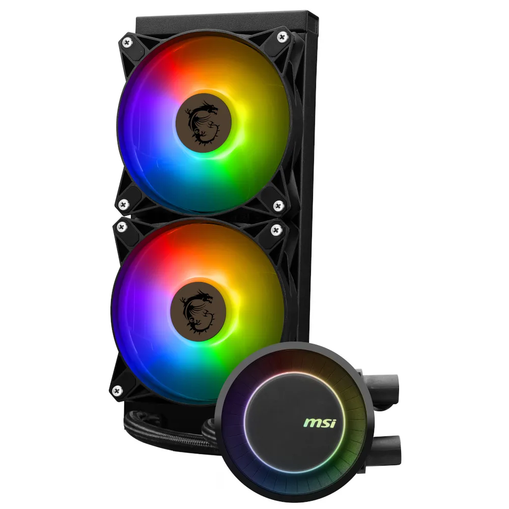 MSI MAG CORELIQUID E240 ARGB Performance Liquid CPU Cooler - 240mm 5