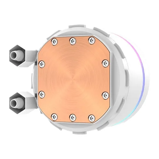 Sharkoon S80 240mm All-in-One ARGB Intel/AMD CPU Liquid Cooler White 3