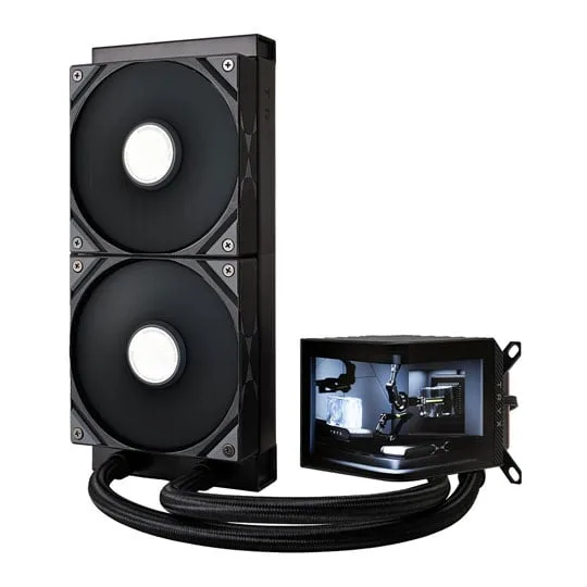 TRYX PANORAMA 240mm Black AIO CPU Liquid Cooler Intel AMD 3