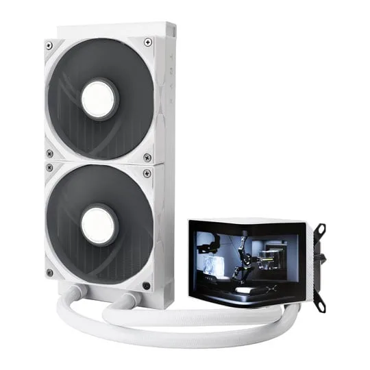 TRYX PANORAMA 240mm White AIO CPU Liquid Cooler Intel AMD 3