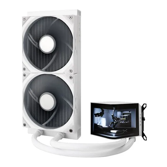 TRYX PANORAMA 280mm White AIO CPU Liquid Cooler Intel AMD 3