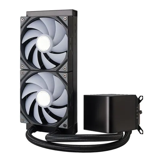 TRYX PANORAMA ARGB 240mm Black AIO CPU Liquid Cooler Intel AMD 4