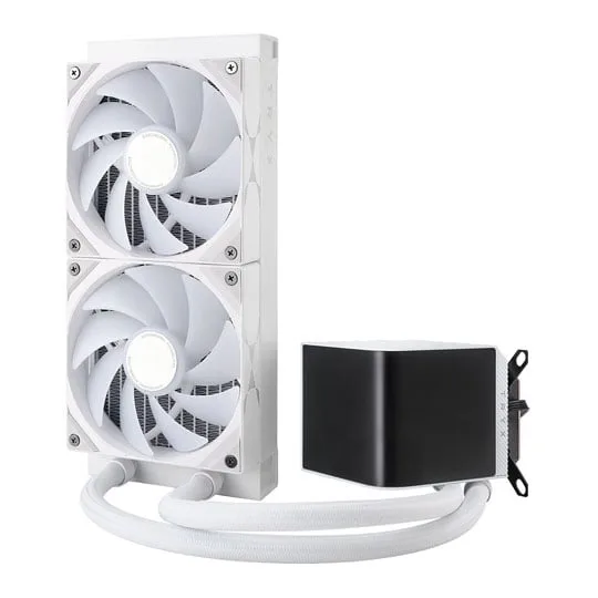 TRYX PANORAMA ARGB 240mm White AIO CPU Liquid Cooler Intel AMD 4