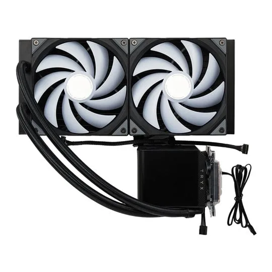 TRYX PANORAMA ARGB 280mm Black AIO CPU Liquid Cooler Intel AMD 2
