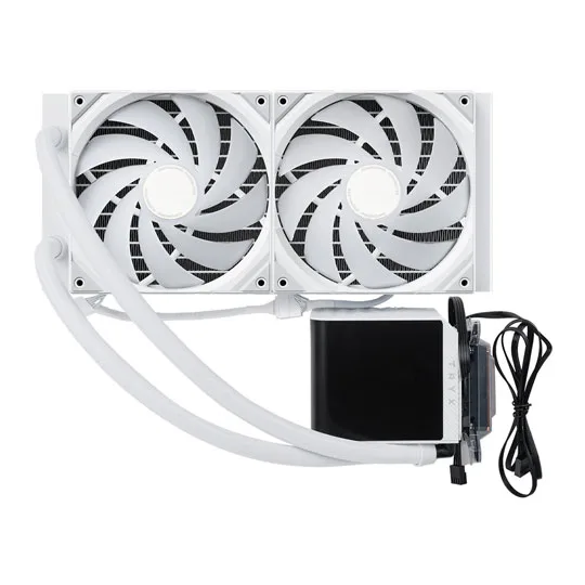 TRYX PANORAMA ARGB 280mm White AIO CPU Liquid Cooler Intel AMD 2