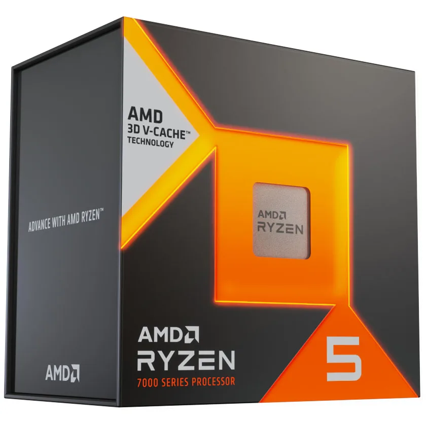 AMD Ryzen 5 7500X3D Six Core 4.5GHz (Socket AM5) Processor - Retail 7