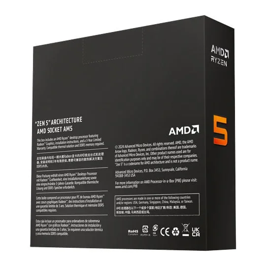 AMD Ryzen 5 9600X 6 Core AM5 CPU/Processor 4