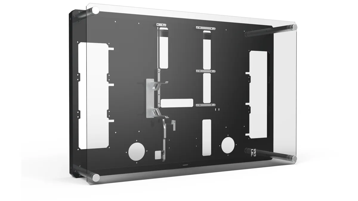 8Pack x CSFG Creative Solutions for Gamers: The Crow Wall Mount Chassis - Black