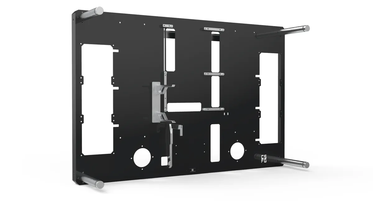 8Pack x CSFG Creative Solutions for Gamers: The Crow Wall Mount Chassis - Black 2