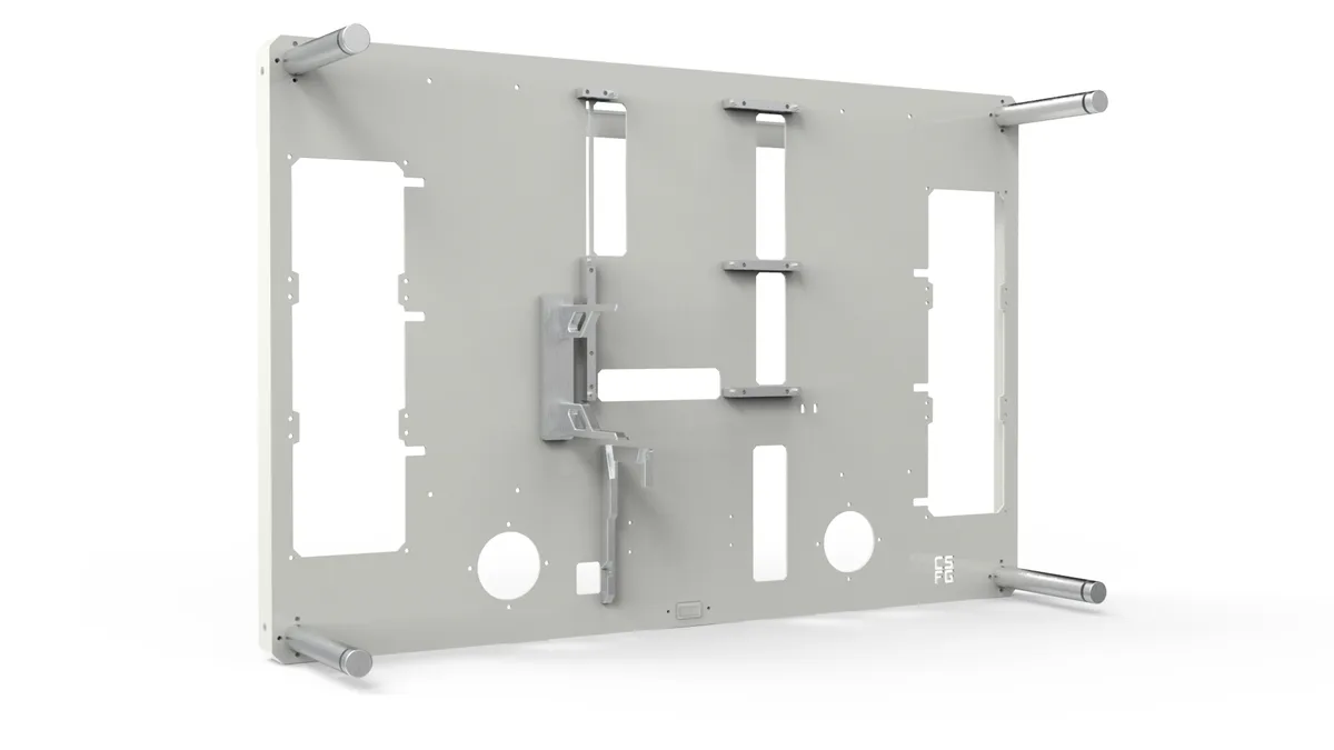 8Pack x CSFG Creative Solutions for Gamers: The Crow Wall Mount Chassis - White 2