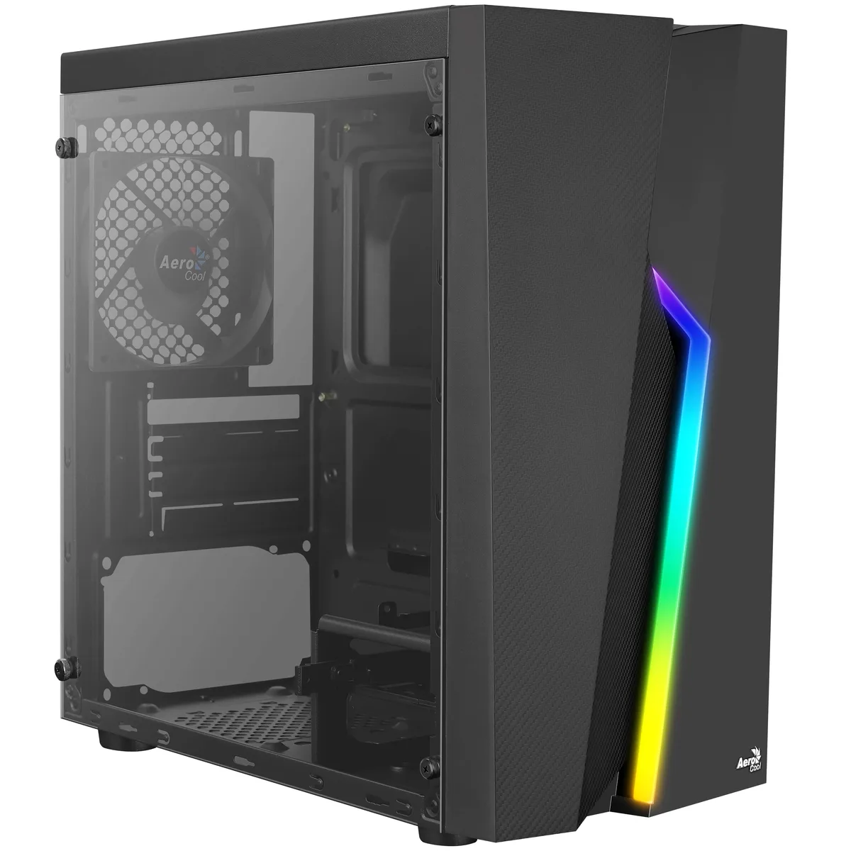 Aerocool Bolt Mini TG Micro-ATX case - black 8