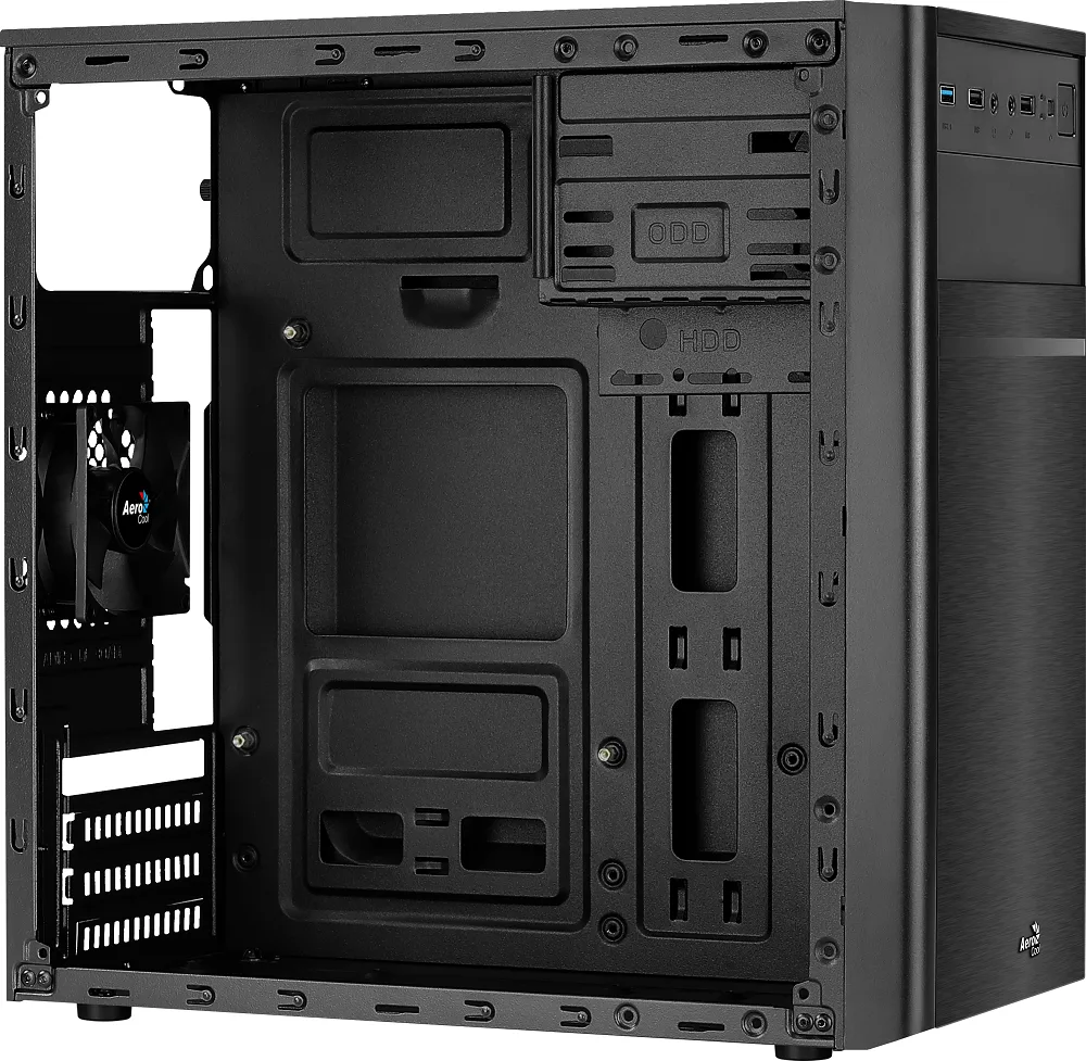 Aerocool CS-103 Mini Tower Case - Black 6
