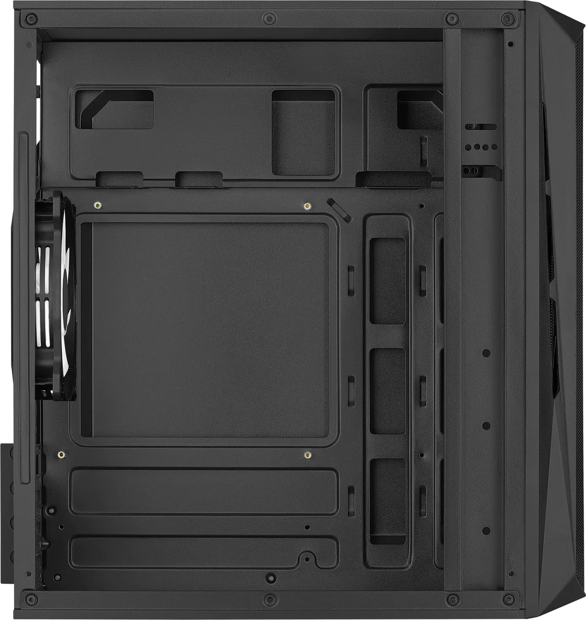 Aerocool CS-107 v2 FRGB Mini Tower Case - Black 7
