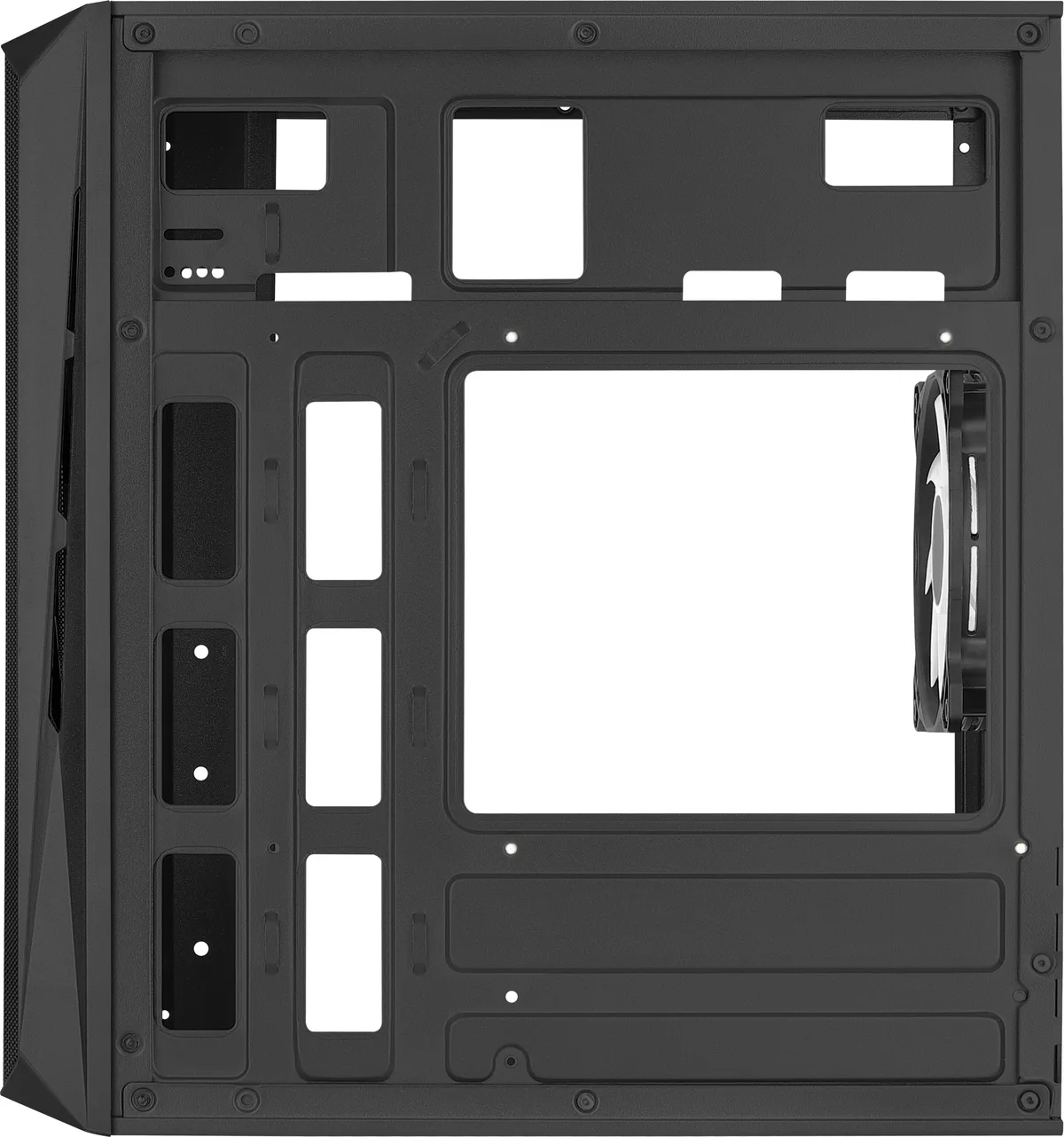 Aerocool CS-107 v2 FRGB Mini Tower Case - Black 9