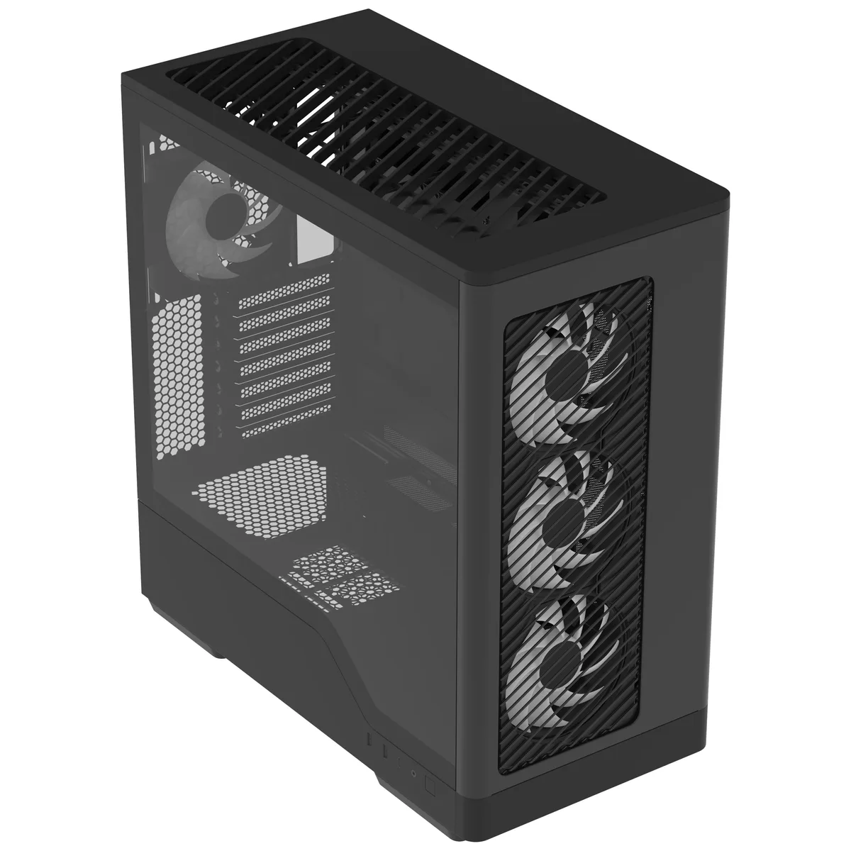 Aerocool D520A Mid Tower Case - Black 3