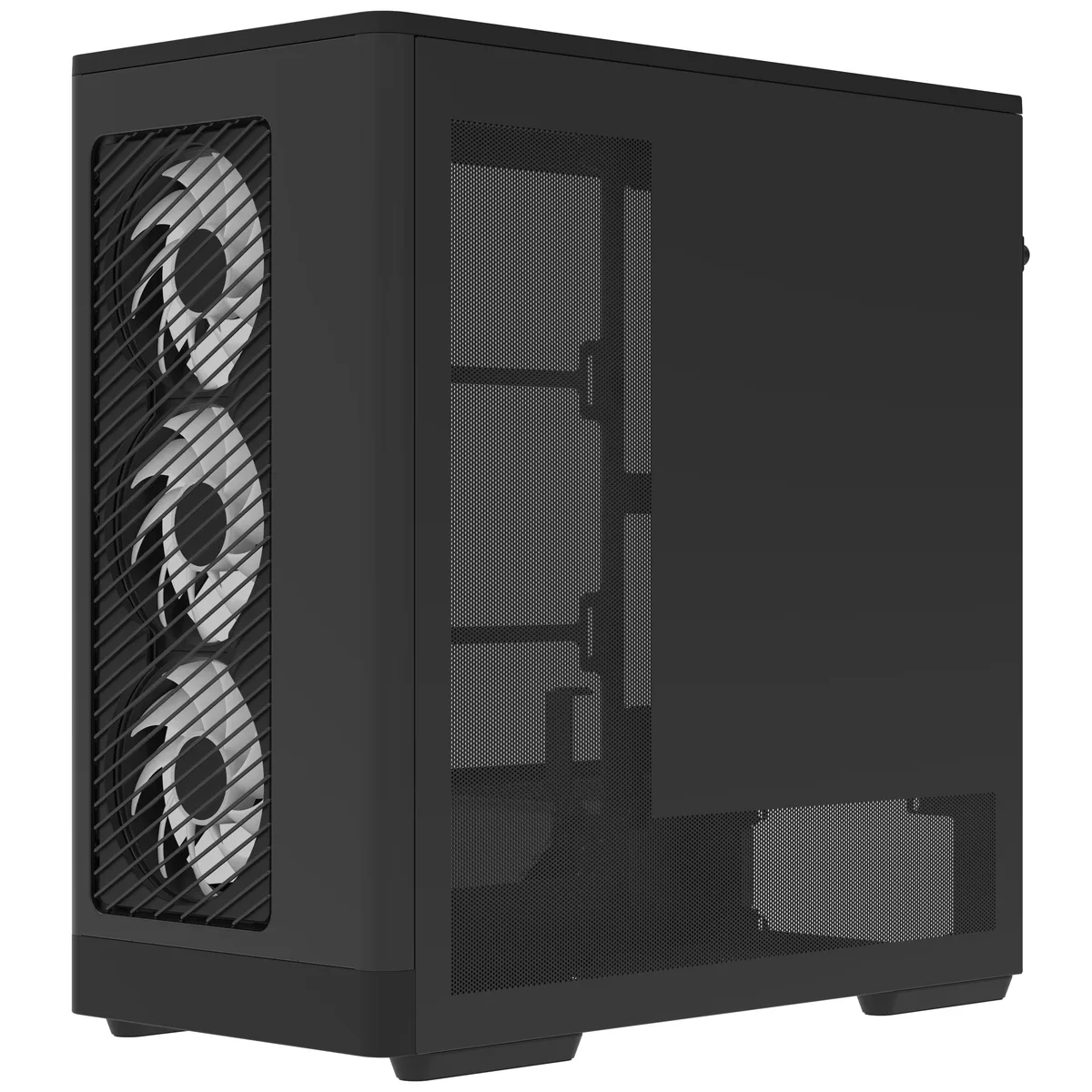 Aerocool D520A Mid Tower Case - Black 4
