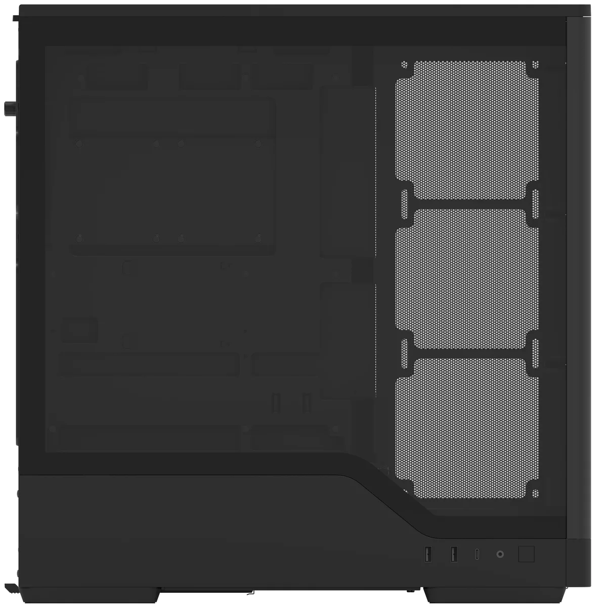 Aerocool D520A Mid Tower Case - Black 5