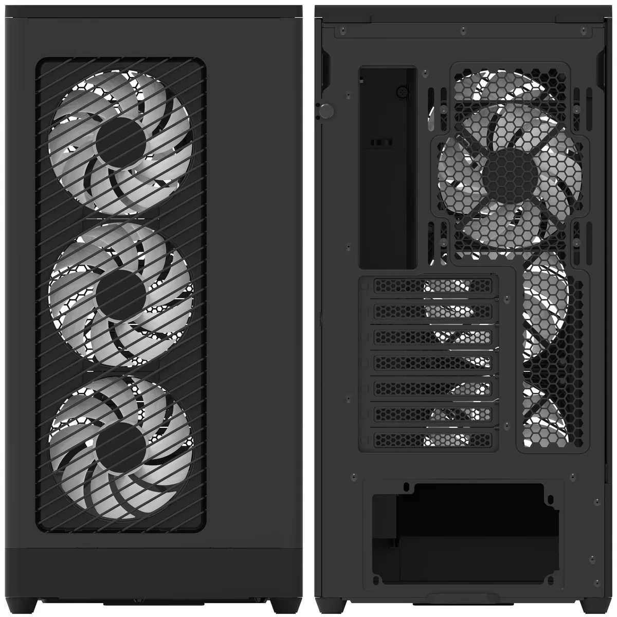 Aerocool D520A Mid Tower Case - Black 8