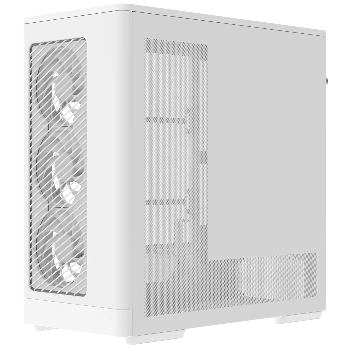 Aerocool D520A Mid Tower Case - White 4