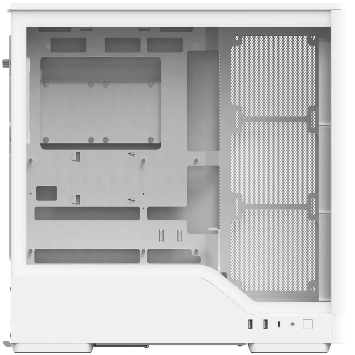 Aerocool D520A Mid Tower Case - White 5