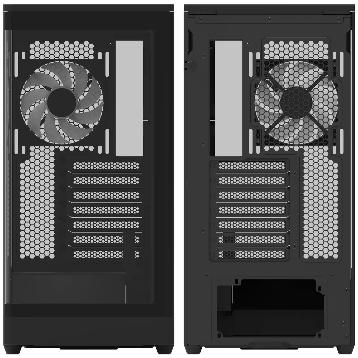 Aerocool P500A Mid Tower Case - Black 11